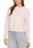GUESS JEANS CROP CN 3D EMB SWEATSH ΜΠΛΟΥΖΑ ΦΟΥΤΕΡ ΓΥΝΑΙΚΕΙΑ PINK