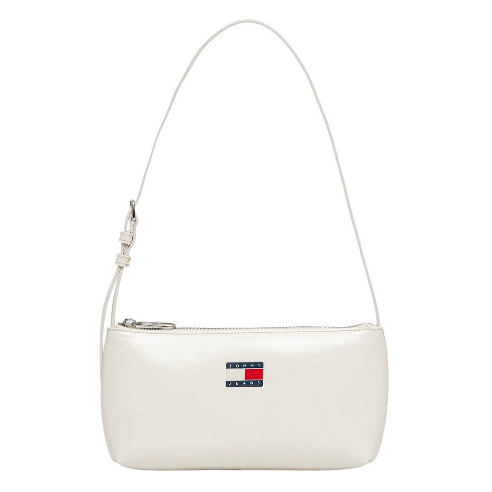 TOMMY JEANS MUST SHOULDER BAG ΤΣΑΝΤΑ ΓΥΝΑΙΚΕΙΑ IVORY
