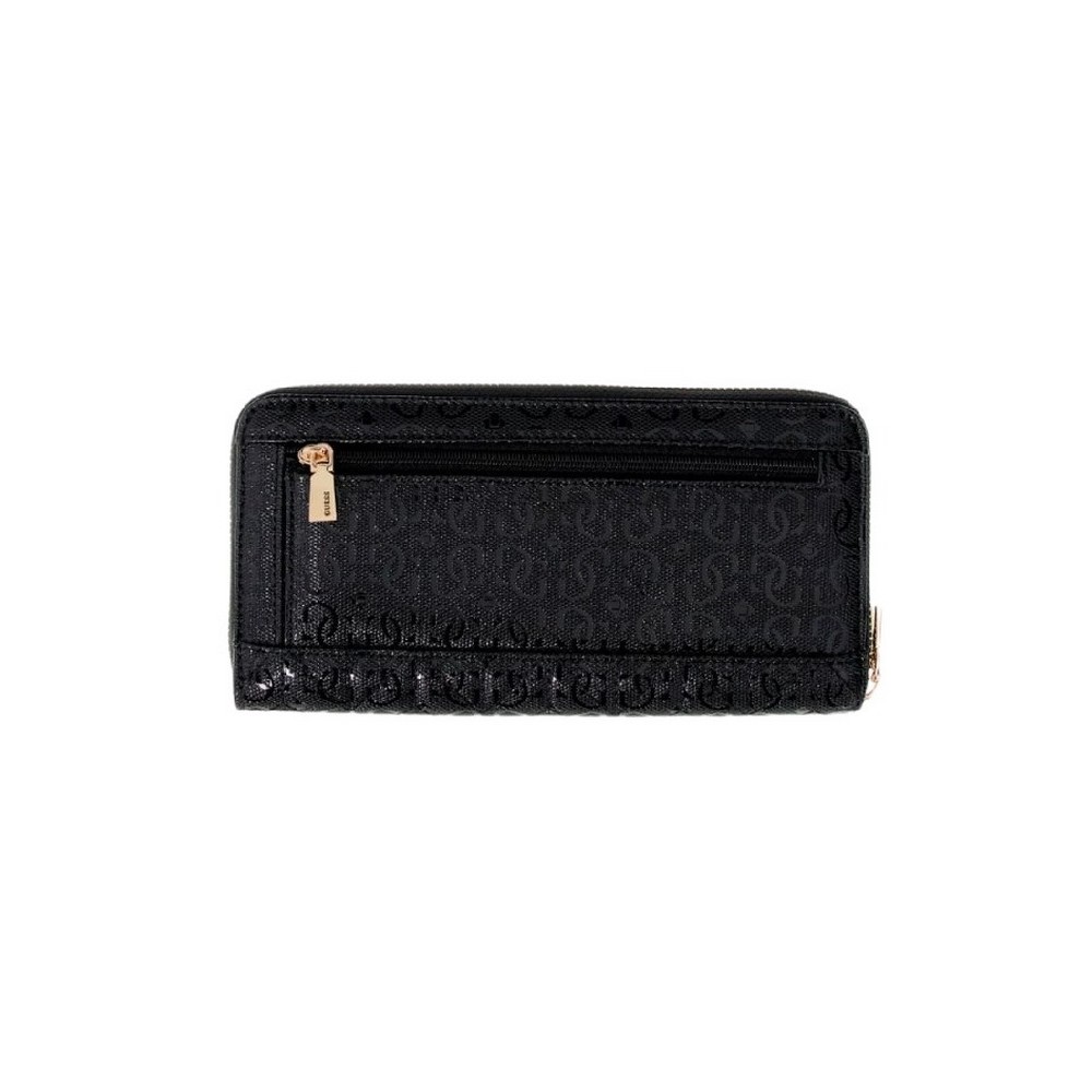 GUESS STACEY SLG LARGE ZIP AROUND ΠΟΡΤΟΦΟΛΙ ΓΥΝΑΙΚΕΙΟ BLACK