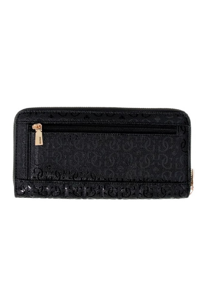 GUESS STACEY SLG LARGE ZIP AROUND ΠΟΡΤΟΦΟΛΙ ΓΥΝΑΙΚΕΙΟ BLACK