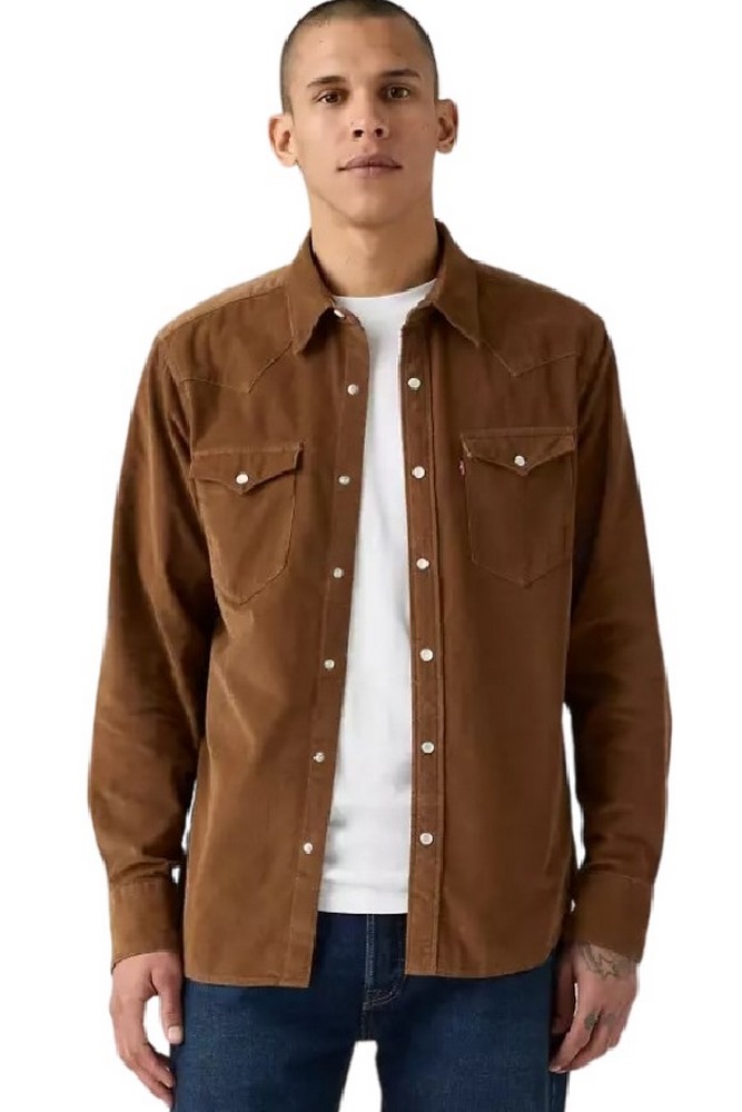 LEVIS® BARSTOW WESTERN STANDARD ΠΟΥΚΑΜΙΣΟ ΑΝΔΡΙΚΟ BROWN