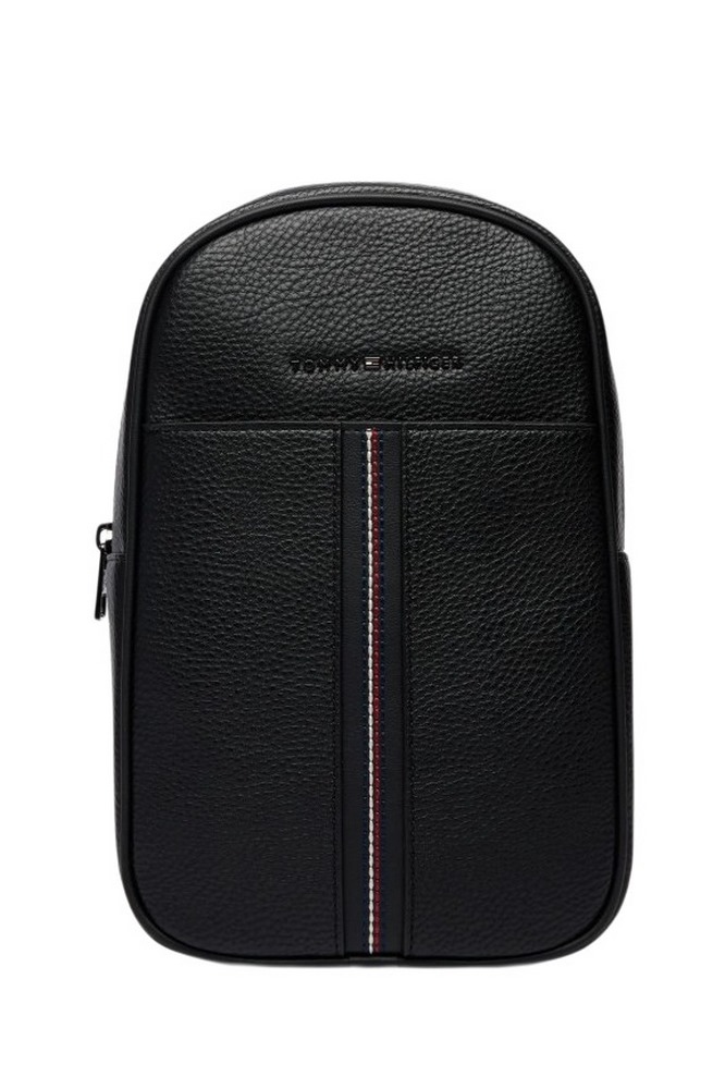 TOMMY HILFIGER CENTRAL SLINGPACK ΤΣΑΝΤΑ ΑΝΔΡΙΚΗ BLACK