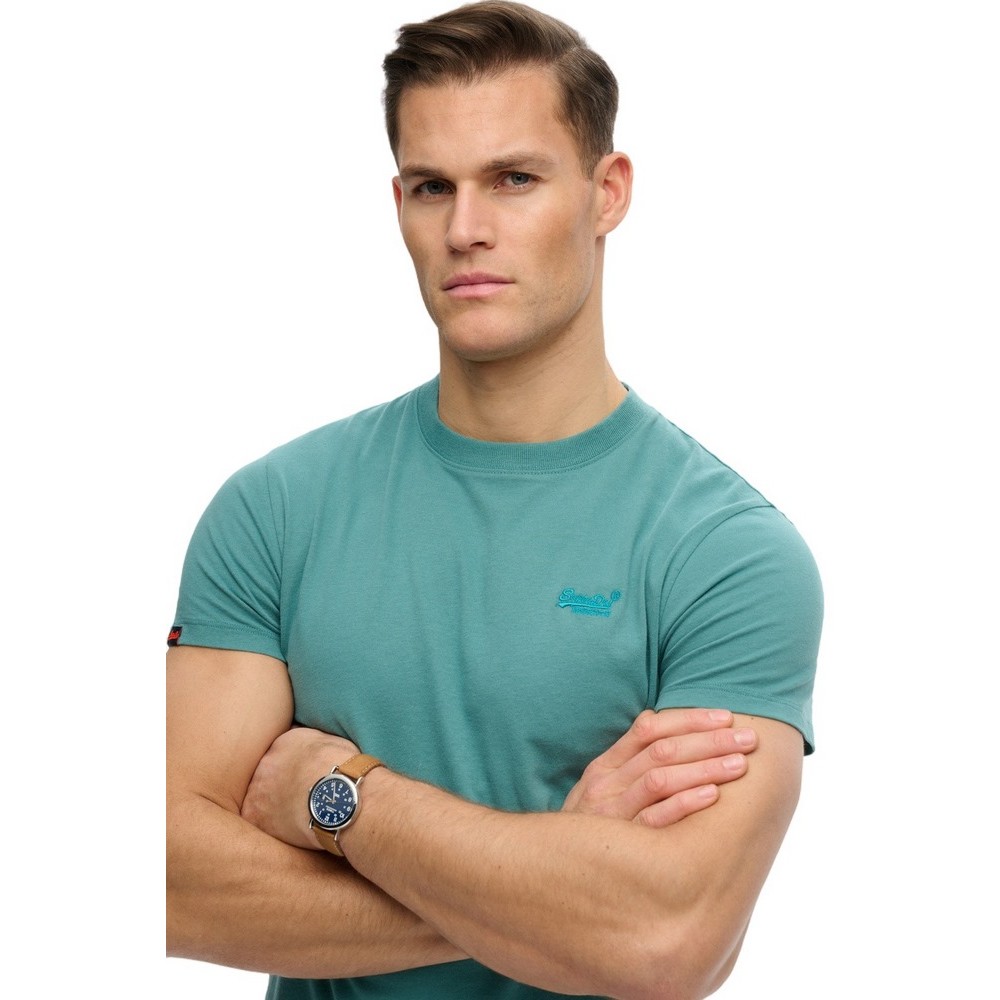 SUPERDRY ESSENTIAL LOGO EMB T-SHIRT ΜΠΛΟΥΖΑ ΑΝΔΡΙΚΗ VERAMAN