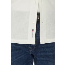 TOMMY JEANS LINEN BLEND CAMP SS EXT ΠΟΥΚΑΜΙΣΟ ΑΝΔΡΙΚΟ ECRU