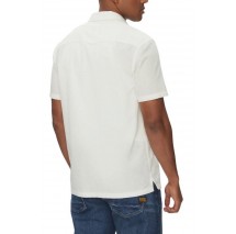 TOMMY JEANS LINEN BLEND CAMP SS EXT ΠΟΥΚΑΜΙΣΟ ΑΝΔΡΙΚΟ ECRU