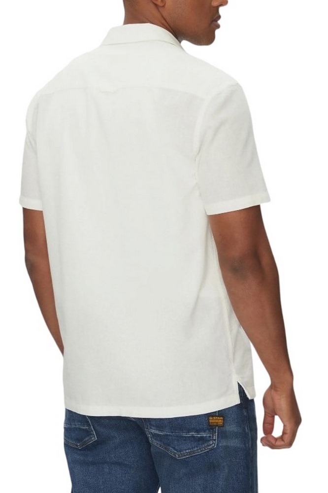 TOMMY JEANS LINEN BLEND CAMP SS EXT ΠΟΥΚΑΜΙΣΟ ΑΝΔΡΙΚΟ ECRU