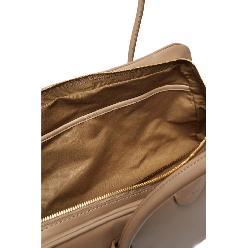 CALVIN KLEIN MULTI COMPARTMENT LARGE WORK BAG ΤΣΑΝΤΑ ΓΥΝΑΙΚΕΙΑ TAUPE
