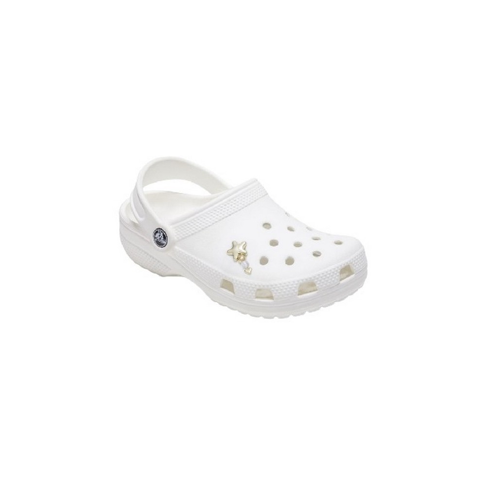 CROCS GOLD STAR WITH HEART DANGLE JIBBITZ CHARMS ΑΞΕΣΟΥΑΡ ΓΥΝΑΙΚΕΙΟ GOLD