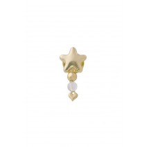 CROCS GOLD STAR WITH HEART DANGLE JIBBITZ CHARMS ΑΞΕΣΟΥΑΡ ΓΥΝΑΙΚΕΙΟ GOLD