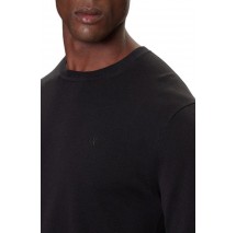 CALVIN KLEIN SUPIMA COTTON CREWNK SWEATER ΜΠΛΟΥΖΑ ΑΝΔΡΙΚΗ BLACK