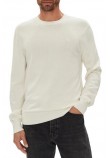 CALVIN KLEIN SUPIMA COTTON CREWNK SWEATER ΜΠΛΟΥΖΑ ΑΝΔΡΙΚΗ OFF WHITE