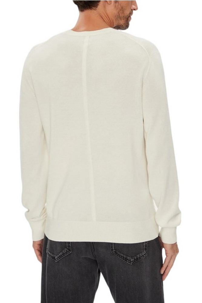 CALVIN KLEIN SUPIMA COTTON CREWNK SWEATER ΜΠΛΟΥΖΑ ΑΝΔΡΙΚΗ OFF WHITE