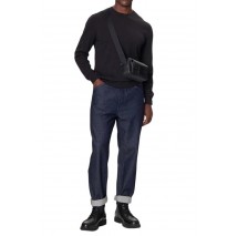 CALVIN KLEIN SUPIMA COTTON CREWNK SWEATER ΜΠΛΟΥΖΑ ΑΝΔΡΙΚΗ BLACK