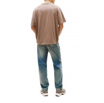 TOMMY JEANS 90S BLOCK T-SHIRT ΜΠΛΟΥΖΑ ΑΝΔΡΙΚΗ TAUPE