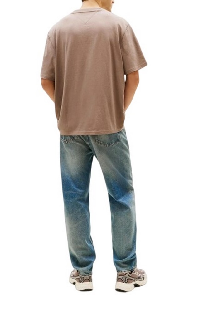 TOMMY JEANS 90S BLOCK T-SHIRT ΜΠΛΟΥΖΑ ΑΝΔΡΙΚΗ TAUPE