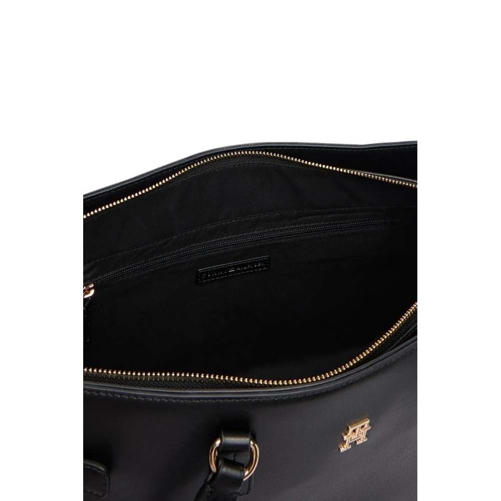 TOMMY HILFIGER JOY TOTE ΤΣΑΝΤΑ ΓΥΝΑΙΚΕΙΑ BLACK