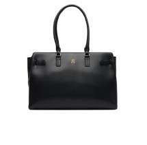 TOMMY HILFIGER JOY TOTE ΤΣΑΝΤΑ ΓΥΝΑΙΚΕΙΑ BLACK
