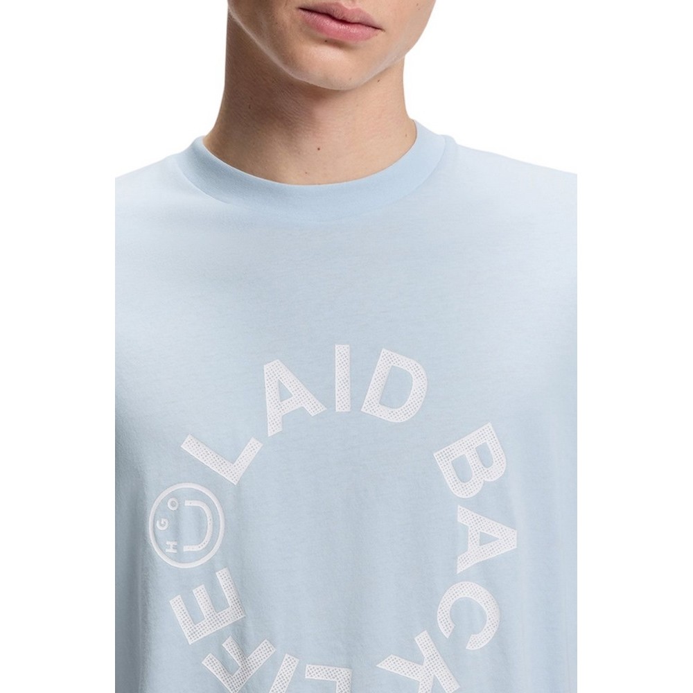 HUGO BOSS JERSEY NORIZOM T-SHIRT ΜΠΛΟΥΖΑ ΑΝΔΡΙΚΗ CIEL