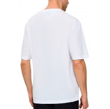 HUGO BOSS JERSEY NORIZOM T-SHIRT ΜΠΛΟΥΖΑ ΑΝΔΡΙΚΗ WHITE