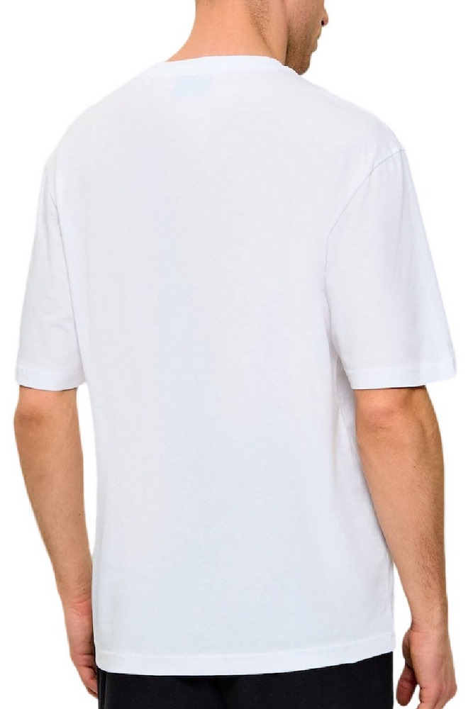 HUGO BOSS JERSEY NORIZOM T-SHIRT ΜΠΛΟΥΖΑ ΑΝΔΡΙΚΗ WHITE
