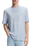 HUGO BOSS JERSEY NORIZOM T-SHIRT ΜΠΛΟΥΖΑ ΑΝΔΡΙΚΗ CIEL