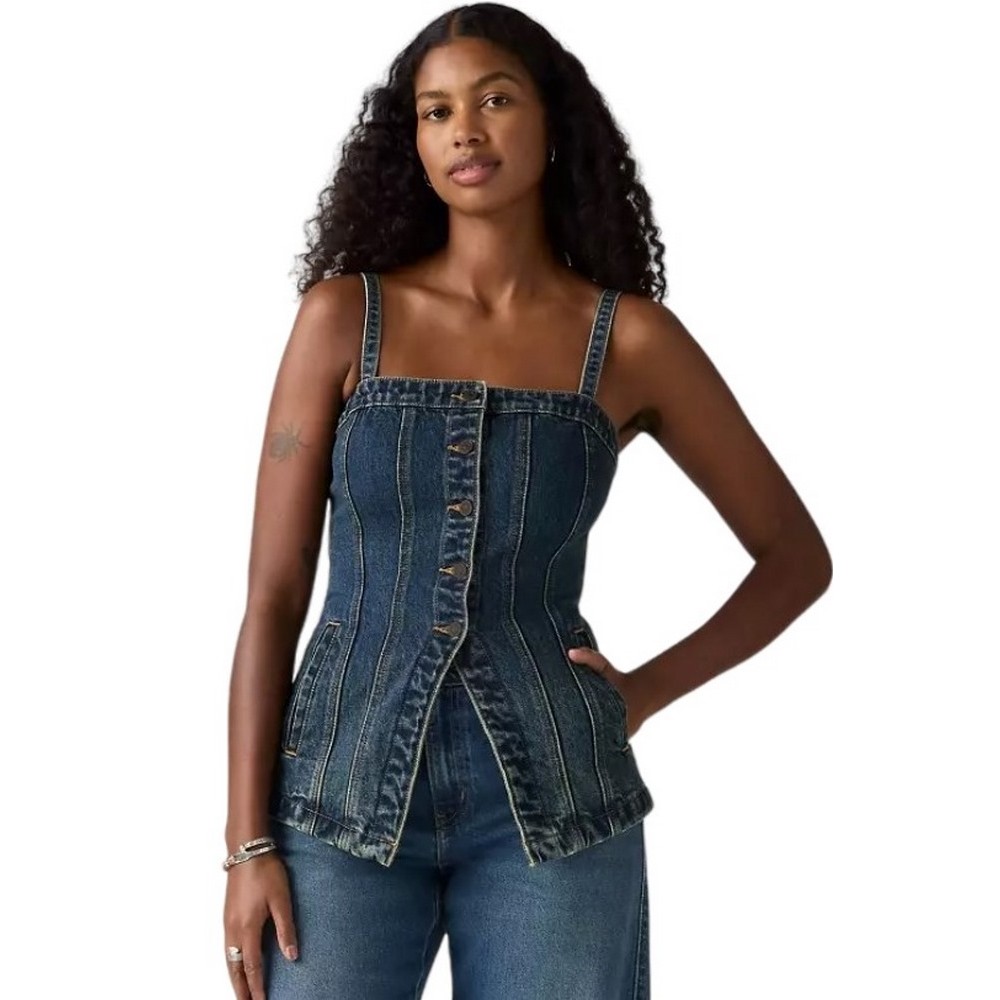 LEVIS® TAILORED BUSTIER ΤΟΠ ΓΥΝΑΙΚΕΙΟ INDIGO
