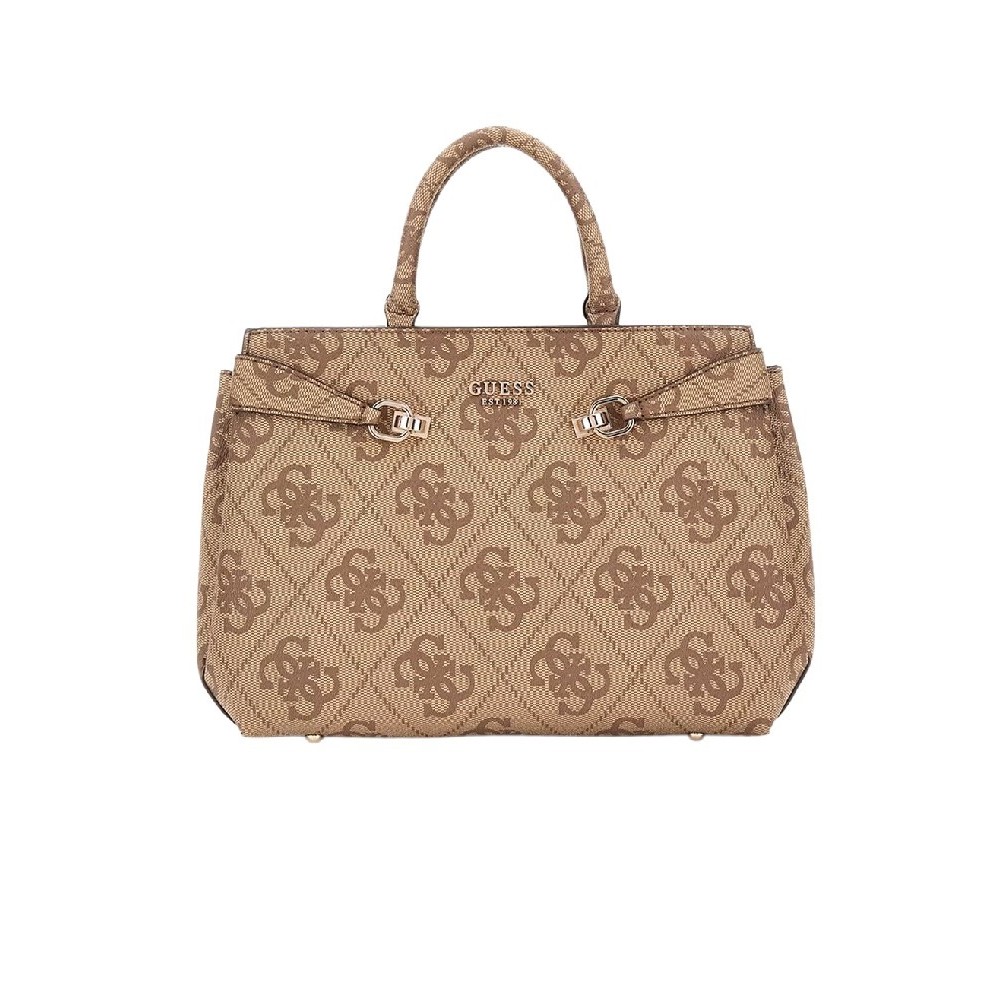 GUESS LORELEI GIRLFRIEND SATCHEL ΤΣΑΝΤΑ ΓΥΝΑΙΚΕΙΑ LATTE