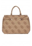 GUESS LORELEI GIRLFRIEND SATCHEL ΤΣΑΝΤΑ ΓΥΝΑΙΚΕΙΑ LATTE