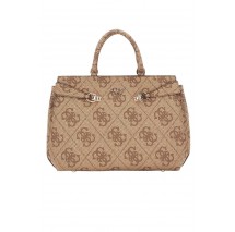 GUESS LORELEI GIRLFRIEND SATCHEL ΤΣΑΝΤΑ ΓΥΝΑΙΚΕΙΑ LATTE