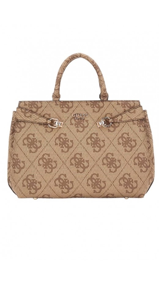 GUESS LORELEI GIRLFRIEND SATCHEL ΤΣΑΝΤΑ ΓΥΝΑΙΚΕΙΑ LATTE