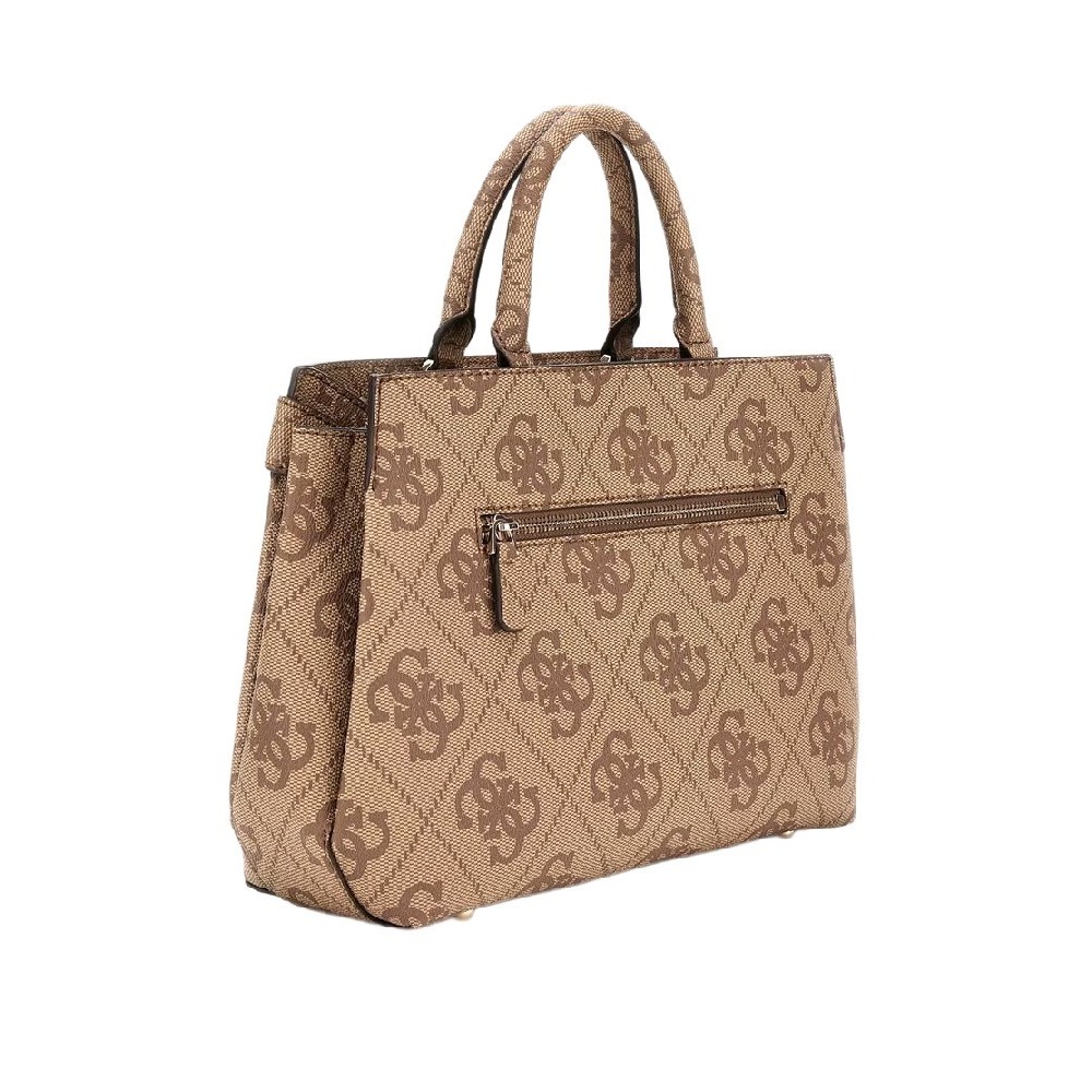 GUESS LORELEI GIRLFRIEND SATCHEL ΤΣΑΝΤΑ ΓΥΝΑΙΚΕΙΑ LATTE