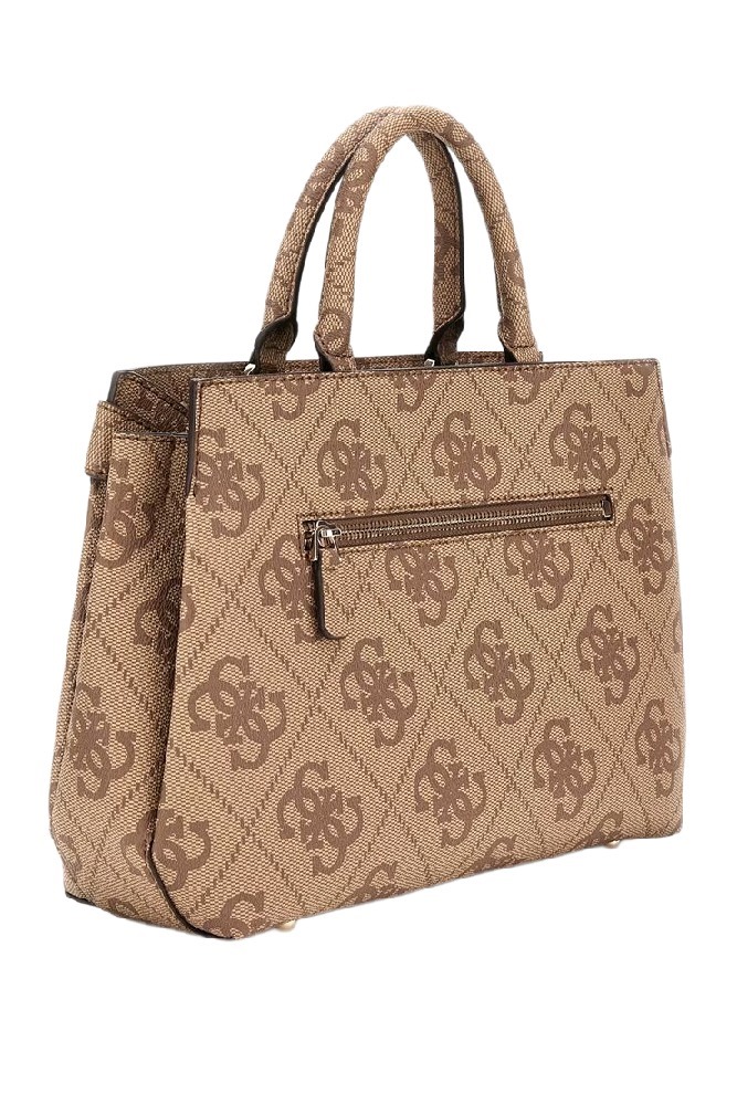GUESS LORELEI GIRLFRIEND SATCHEL ΤΣΑΝΤΑ ΓΥΝΑΙΚΕΙΑ LATTE