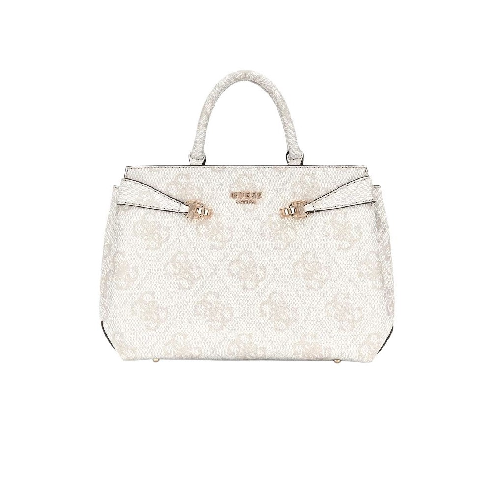 GUESS LORELEI GIRLFRIEND SATCHEL ΤΣΑΝΤΑ ΓΥΝΑΙΚΕΙΑ BONE