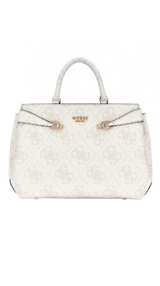 GUESS LORELEI GIRLFRIEND SATCHEL ΤΣΑΝΤΑ ΓΥΝΑΙΚΕΙΑ BONE
