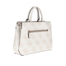 GUESS LORELEI GIRLFRIEND SATCHEL ΤΣΑΝΤΑ ΓΥΝΑΙΚΕΙΑ BONE