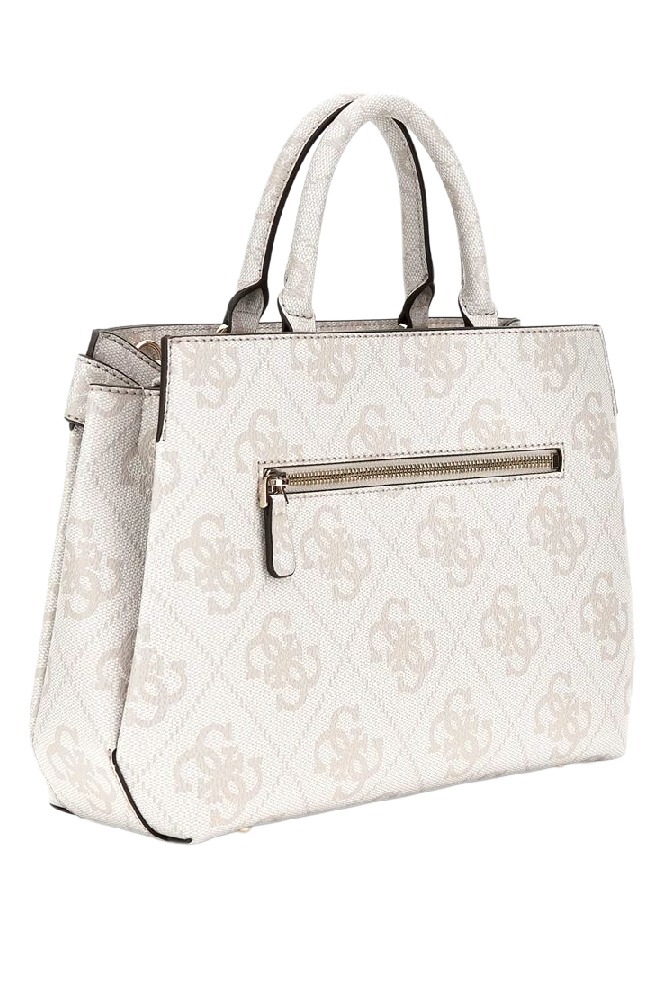GUESS LORELEI GIRLFRIEND SATCHEL ΤΣΑΝΤΑ ΓΥΝΑΙΚΕΙΑ BONE