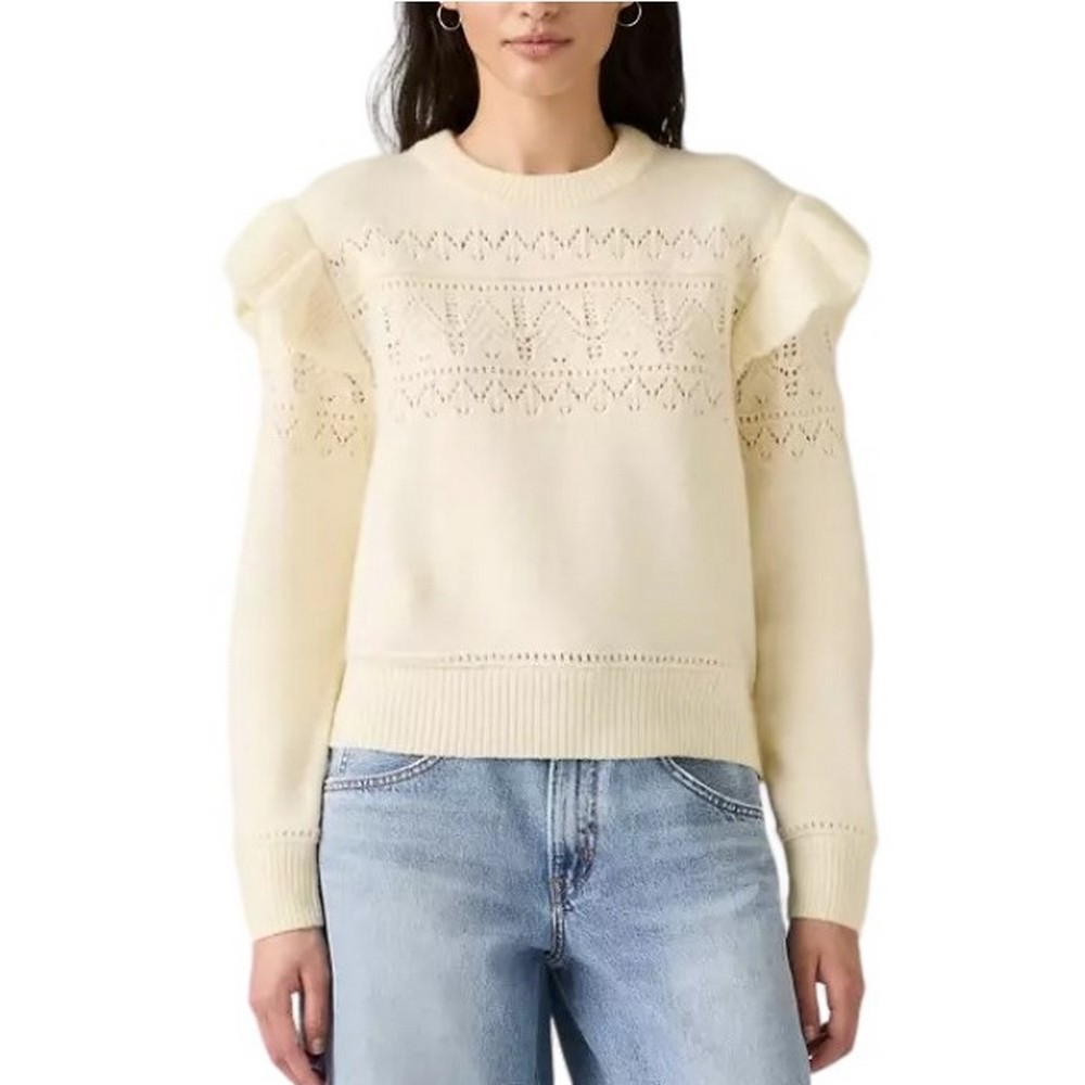 LEVIS® SHANE WESTERN YOKE PO ΜΠΛΟΥΖΑ ΠΛΕΚΤΗ ΓΥΝΑΙΚΕΙΑ OFF WHITE