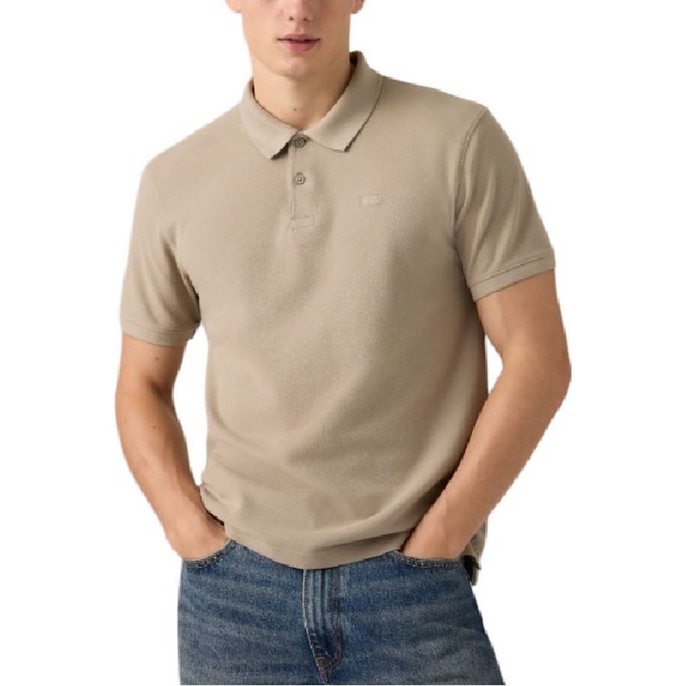 LEVIS ORIGINAL POLO T-SHIRT ΜΠΛΟΥΖΑ ΑΝΔΡΙΚΗ BEIGE