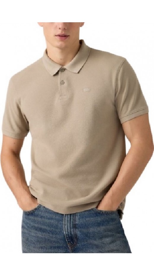 LEVIS ORIGINAL POLO T-SHIRT ΜΠΛΟΥΖΑ ΑΝΔΡΙΚΗ BEIGE