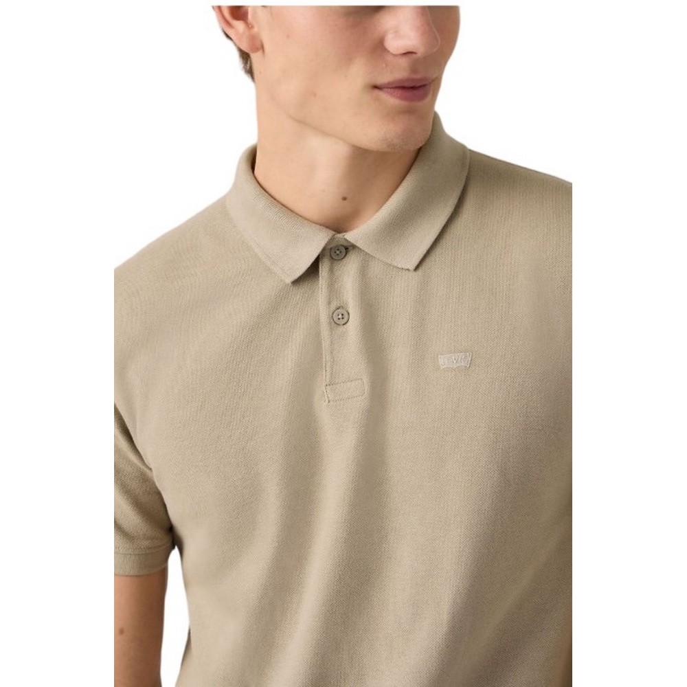 LEVIS ORIGINAL POLO T-SHIRT ΜΠΛΟΥΖΑ ΑΝΔΡΙΚΗ BEIGE
