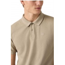 LEVIS ORIGINAL POLO T-SHIRT ΜΠΛΟΥΖΑ ΑΝΔΡΙΚΗ BEIGE
