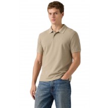 LEVIS ORIGINAL POLO T-SHIRT ΜΠΛΟΥΖΑ ΑΝΔΡΙΚΗ BEIGE
