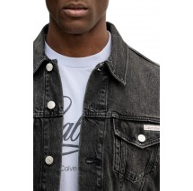 CALVIN KLEIN JEANS BLACK CLASSIC TRUCKER ΜΠΟΥΦΑΝ ΑΝΔΡΙΚΟ BLACK