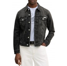 CALVIN KLEIN JEANS BLACK CLASSIC TRUCKER ΜΠΟΥΦΑΝ ΑΝΔΡΙΚΟ BLACK