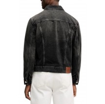 CALVIN KLEIN JEANS BLACK CLASSIC TRUCKER ΜΠΟΥΦΑΝ ΑΝΔΡΙΚΟ BLACK