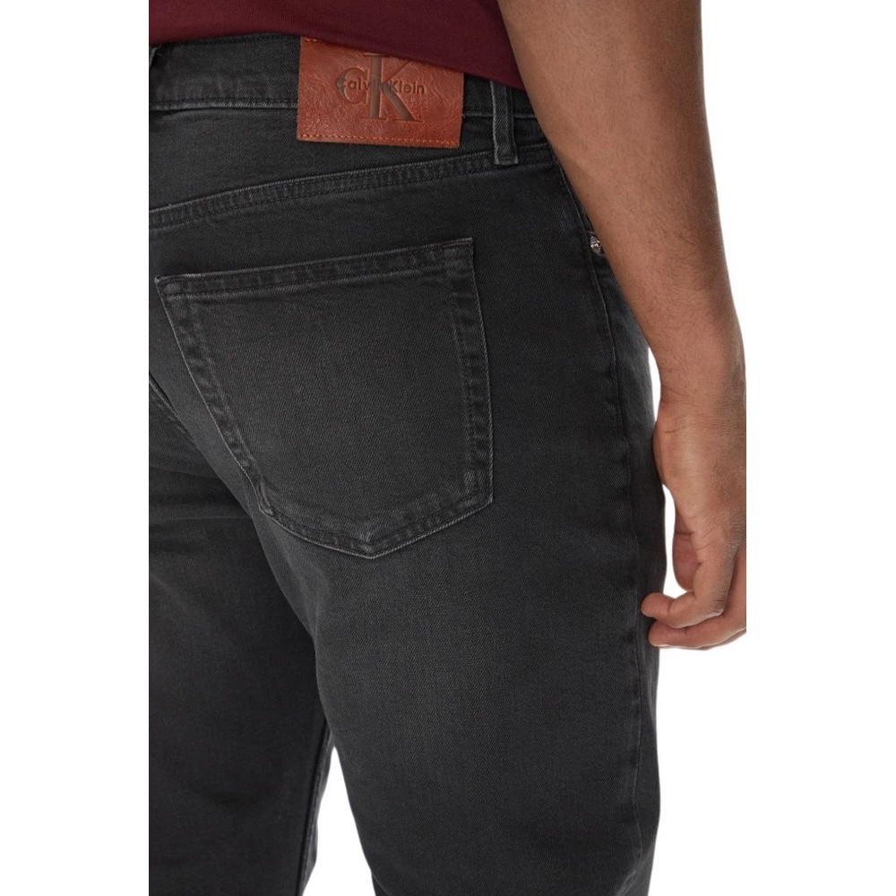 CALVIN KLEIN JEANS SLIM TAPER CK ESS BLACK JEAN ΠΑΝΤΕΛΟΝΙ ΑΝΔΡΙΚΟ BLACK