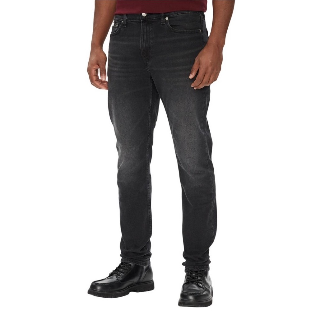 CALVIN KLEIN JEANS SLIM TAPER CK ESS BLACK JEAN ΠΑΝΤΕΛΟΝΙ ΑΝΔΡΙΚΟ BLACK