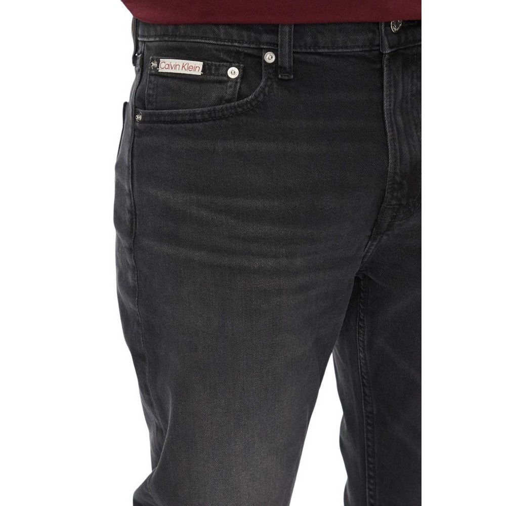 CALVIN KLEIN JEANS SLIM TAPER CK ESS BLACK JEAN ΠΑΝΤΕΛΟΝΙ ΑΝΔΡΙΚΟ BLACK