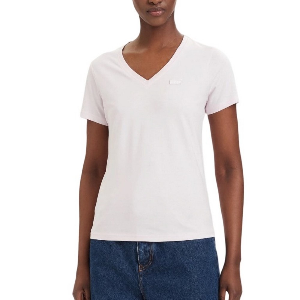 HUGO BOSS CLASSIC V JERSEY T-SHIRT ΜΠΛΟΥΖΑ ΓΥΝΑΙΚΕΙΑ SOFT PINK