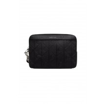 CALVIN KLEIN XL EMBLEM AOP EMBOSS POUCH ΤΣΑΝΤΑ ΑΝΔΡΙΚΗ BLACK